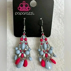 Blue/Pink Earrings
